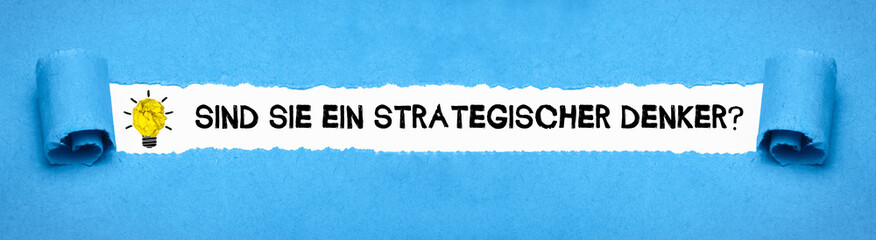 Sind Sie ein strategischer Denker?	