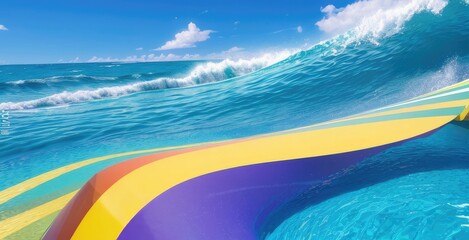 Abstract 3D Colorful Background - Beautiful Graphic