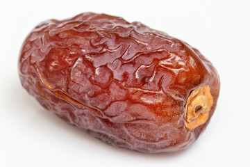 Delicious date fruit isolated on white background