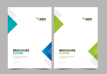 Brochure or template, annual report cover design background