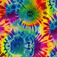 Fototapeta na wymiar brightly colored tie-dye patterns