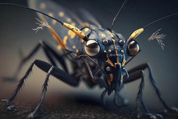 insects created using AI Generative Technology