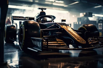 Foto auf Acrylglas Formula 1 Car, Racing F1 Cars, Pitstop. © Noize