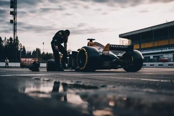Wandaufkleber Formula 1 Car, Racing F1 Cars, Pitstop. © Noize