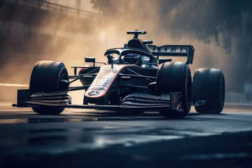 Fotobehang Formula 1 Car, Racing F1 Cars, Pitstop. © Noize