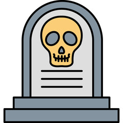 Funeral Trendy Color Vector Icon which can easily  edit

