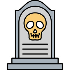 Funeral Trendy Color Vector Icon which can easily modify or edit

