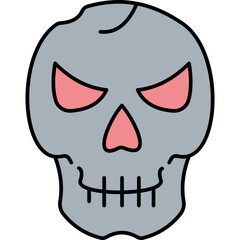 Cranial bones Trendy Color Vector Icon which can easily modify or edit

