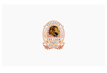 Naklejka premium lion concept creative design vector business logo