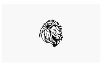 lion concept design vector animal logo