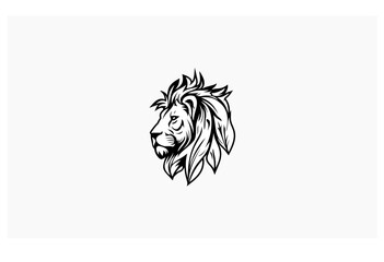 lion design vector animal logo