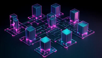 abstract technology background, Generative AI