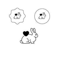 Cruelty-Free Product Icon. Vector editable strokes and color.