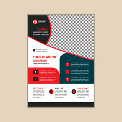Modern Multipurpose Flyer Template - Fully Editable and Print Ready, A4 Size With Bleed.