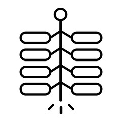 Fire Cracker Outline Icon