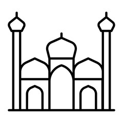 Mosque Outline Icon