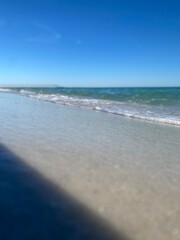 beach in the morning