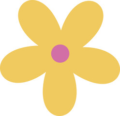 cute spring flowers icon