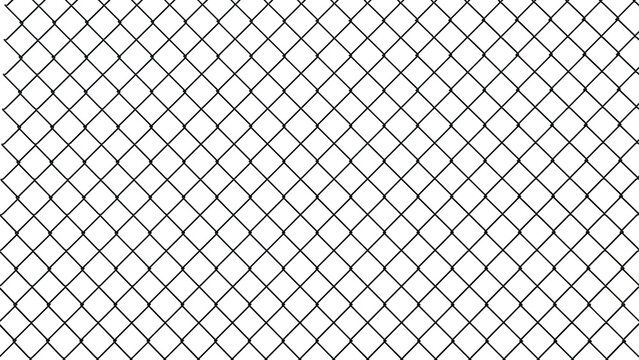 photo realistic fence as procedural 3d modeling transparent seamless pattern png file version.