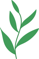 green leaves pattern