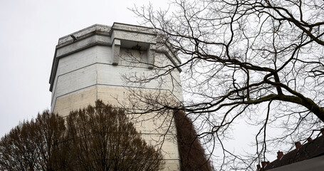 a german bunker from the second world war panorama