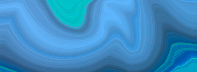 Blue wavy background. Banner for channel header. Abstract geometric illustration