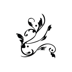 Floral art of border and corner vector