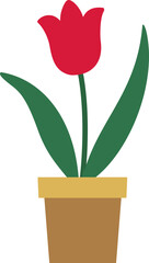 flowerpot illustration