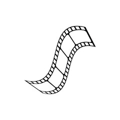 Fototapeta premium film strip logo icon design vector