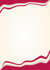 background red white wave