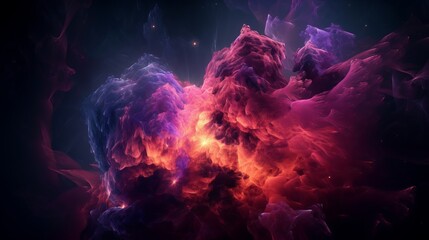 colorful galaxy, a lot of mysteries in it - AI Generated