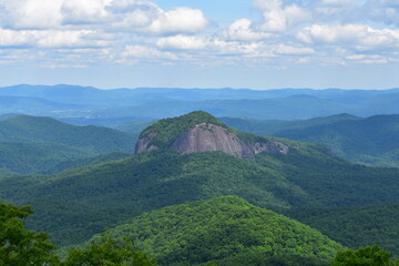 Looking Glass Rock from the Blue Ridge Parkway