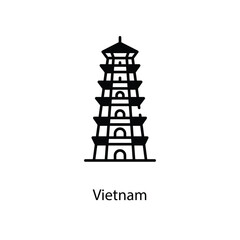Vietnam icon. Suitable for Web Page, Mobile App, UI, UX and GUI design.