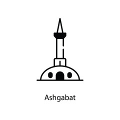 Ashgabat icon. Suitable for Web Page, Mobile App, UI, UX and GUI design.