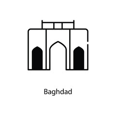 Baghdad icon. Suitable for Web Page, Mobile App, UI, UX and GUI design.