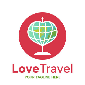 Love Travel Logo Template