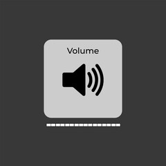 Iphone Audio icon. Speaker icon. Volume Icon black. Iphone Notification Boxes Template. Alert UX. UI. Sound on. Sound off.