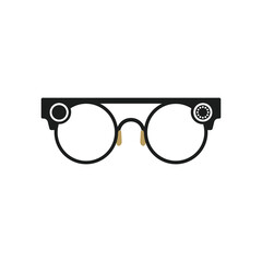 spectacles logo icon design vector