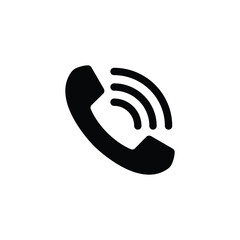 telephone logo icon design vector