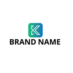 K letter iconic logo