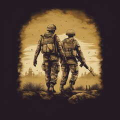 Military Forces Stay we always stick together