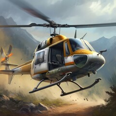 Helicopter Game Art