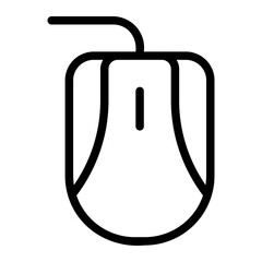 computer mouse line icon