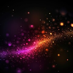 Glow particle abstract background