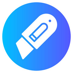 cutter gradient icon