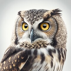 eagle owl portrait