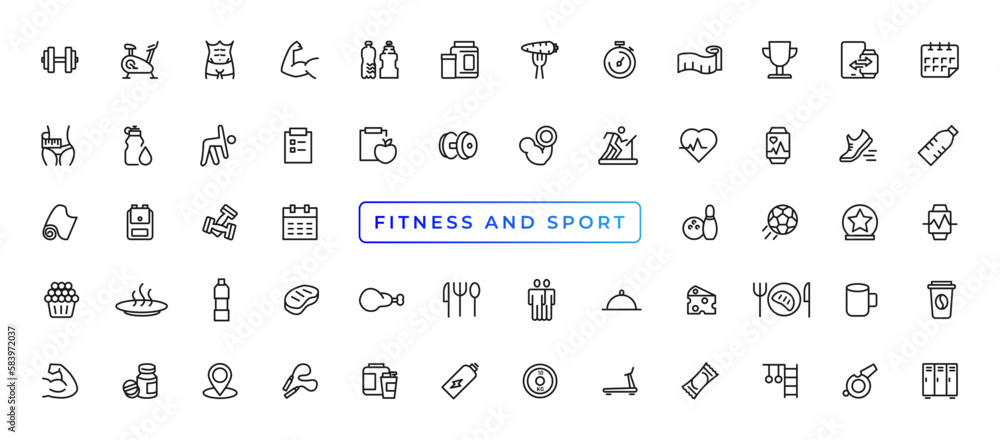 Poster data analytic thin line icon set. data analysis editable stroke icons. data analytics, mining, optim