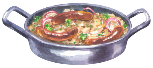 Coddle food illustration