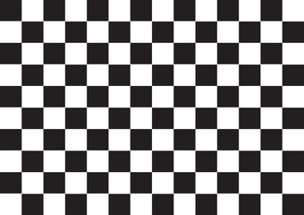 Check board background. Race flag. Finishing flag. checkered flag. Black and white checkered flag. Vector Illustration Isolated on White Background.
