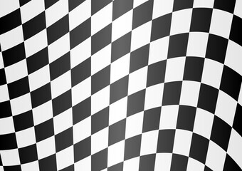 Obraz premium Check board background. Race flag. Finishing flag. checkered flag. Black and white checkered flag. Vector Illustration Isolated on White Background.